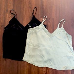 Forever21 Silk Tanks Lot of 2